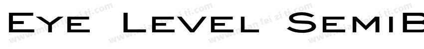 Eye Level SemiBold字体转换